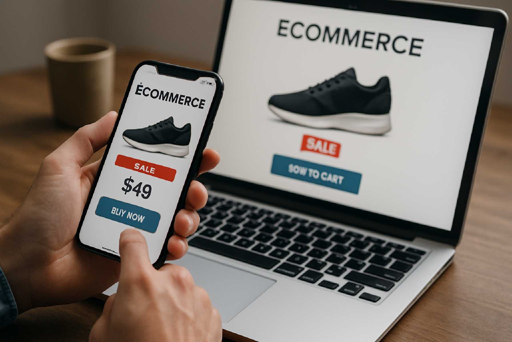 בניית אתר ecommerce עם התאמה למובייל