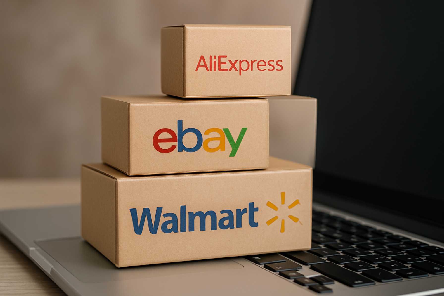הצצה לענקיות המסחר האלקטרוני :  וולמארט, eBay ואליאקספרס